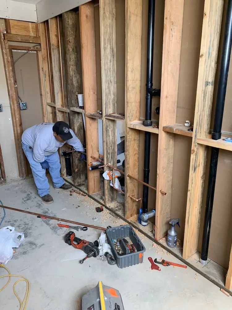 Commercial rough-in plumbing for Commercial Plumbing in Overbrook